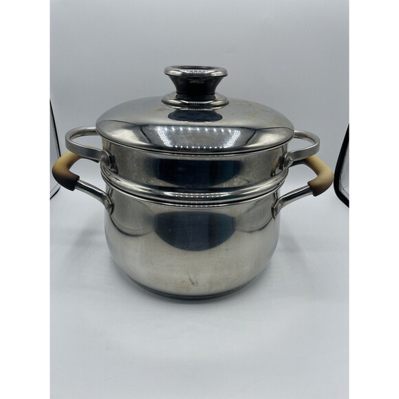 IL MULINO New York Stainless Steam Cooking Pot Size? With Thermo Control Lid bsh - Picture 1 of 16